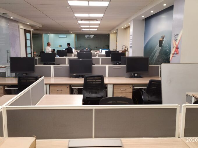 fully furnished office space is available for rent in okhla phase-2